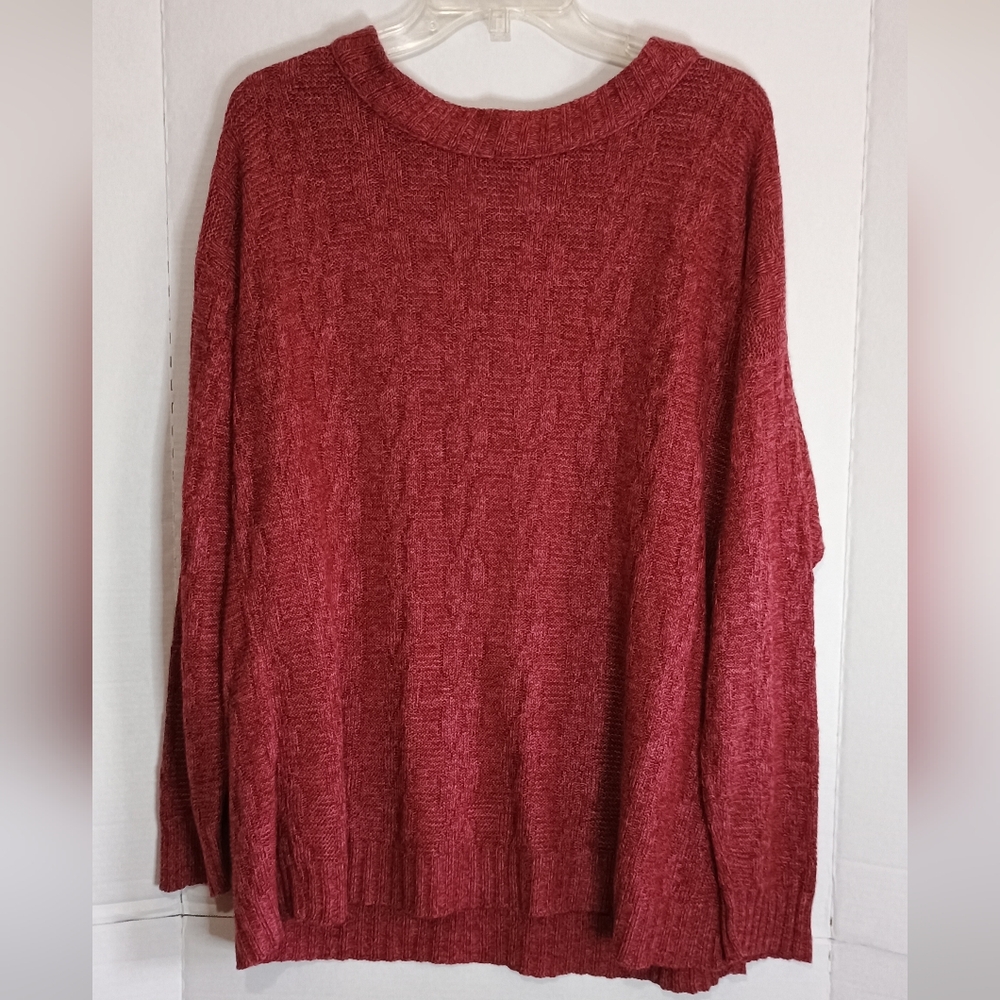 Donagain Cozy Red Women's Sweater Size XL (Read)
